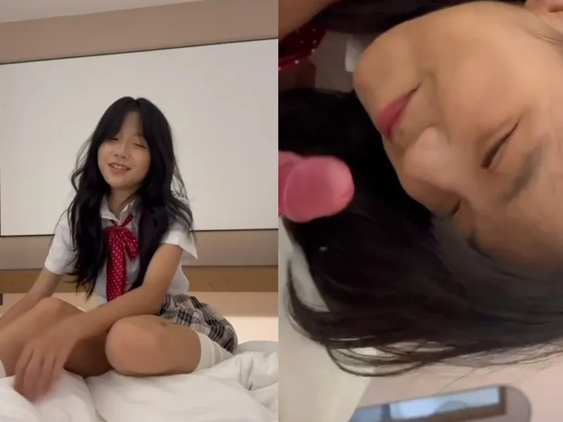 Em loli dễ thương liếm củ khoải biến em thành con đào dam dang p1